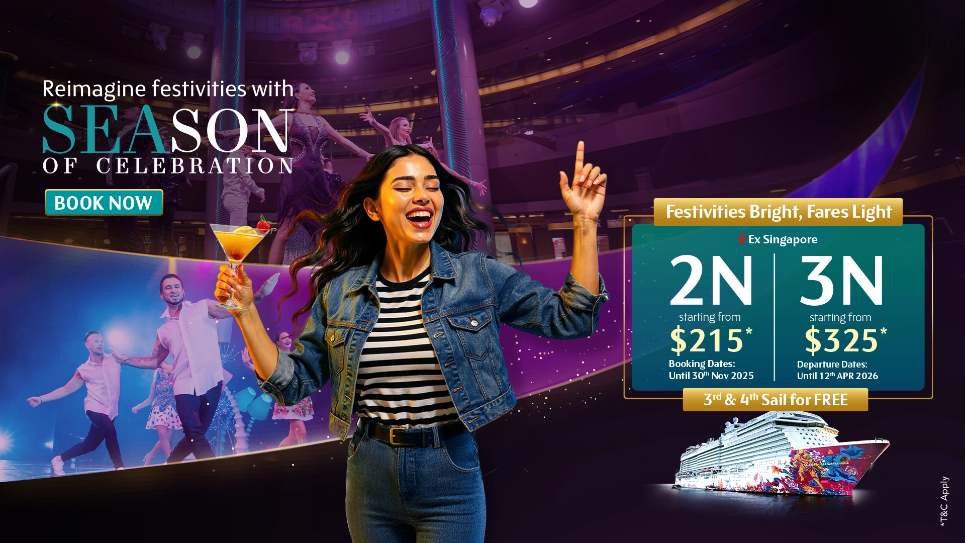 Genting Dream Cruise Spikes and Sails Durian Party with Edison Ang, special departures in August and September 2025, limited slots