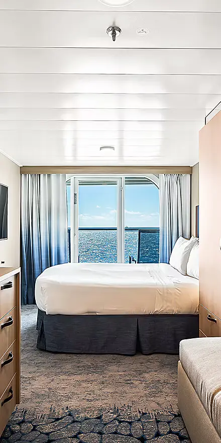 Ocean View Balcony Stateroom on Utopia of the Seas – Royal Caribbean Cruise